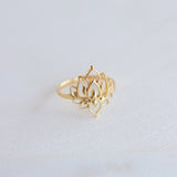 Bague Gold Lotus