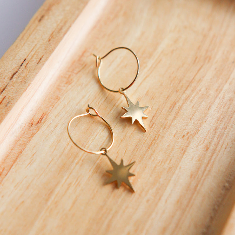 Boucles d'oreilles Star