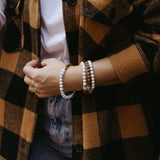 Wrist Mala Bracelet - Howlite